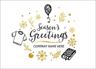 Child Care Holiday Card (Glossy White) 