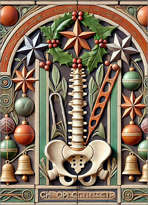 Chiropractor Christmas Card Urbane
