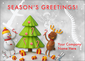 Chiropractors Cheerful Card