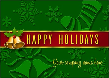 Christmas Card Green