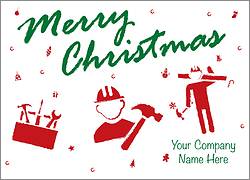 Christmas Carpenter Card