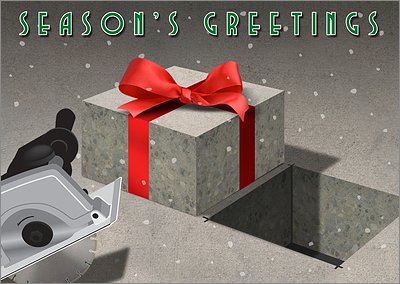 Christmas Gift Concrete Cutter