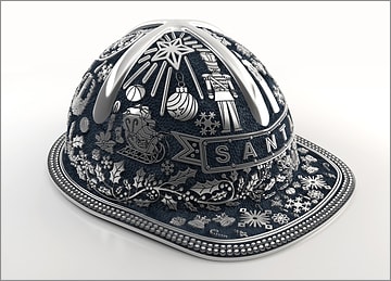 Christmas Hard Hat