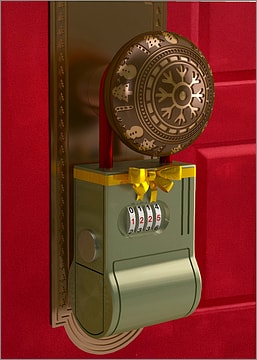 Christmas Lock Box