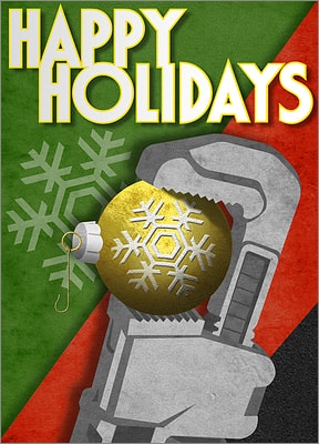 Christmas Pipe Wrench