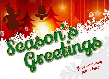 Christmas Snow Card