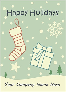 Christmas Snowfall Card