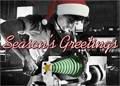 Christmas Tree Gears (Glossy White) 