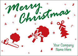 Christmas Tree Service Card