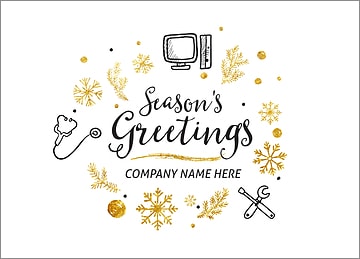 Computer Sales Christmas Card