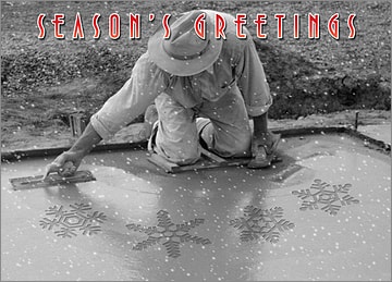 Concrete Snowflakes