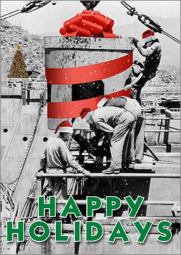 Concrete Xmas Card