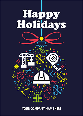 Construction Cheer Card (Glossy White) 