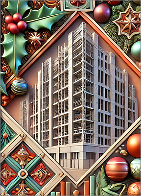 Construction Christmas Card Standard
