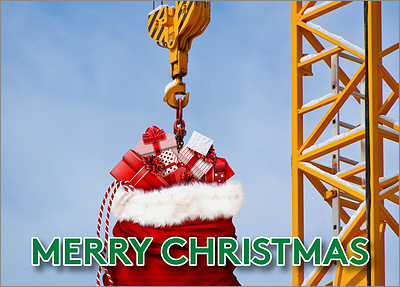 Construction Holiday Card