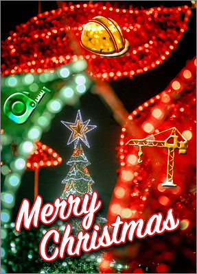 Construction Lights Card