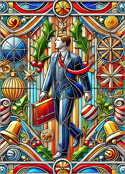 Corporate Christmas Card Luxe