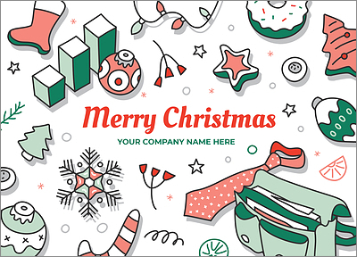 Corporate Merry Holiday Card