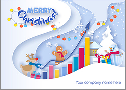 Corporate Snowflakes Card