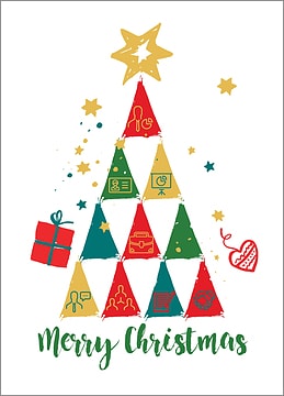 Corporate Tree Christmas Card