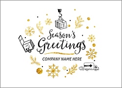 Delivery Service Holiday Card