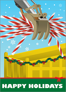 Demolition Christmas Card