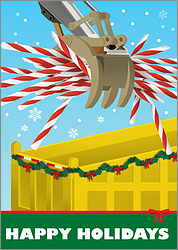 Demolition Christmas Card