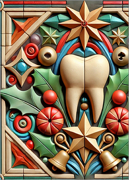 Dental Christmas Card graceful