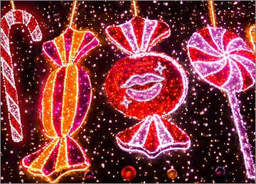 Dental Christmas Lights Card