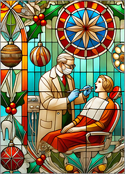Dentist Christmas Card Cozy