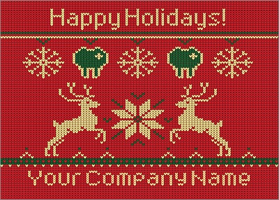 Dentists Reindeer Christmas Card