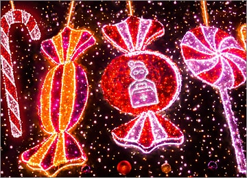 Doctor Christmas Lights Card