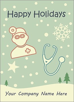 Doctor Snowfall Card