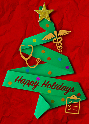 Doctors Green Tree Card