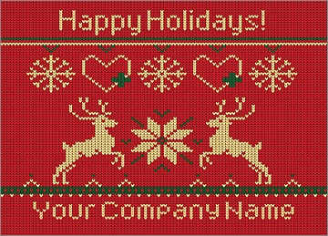 Doctors Reindeer Christmas Card