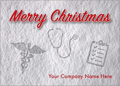 Doctors Snow Print Card