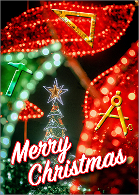 Drafting Bright Lights Card (Glossy White) 