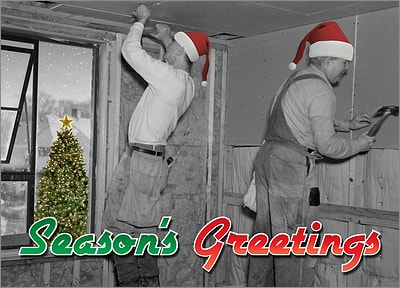 Drywall Christmas Card