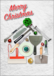 Drywall Tools Christmas Card