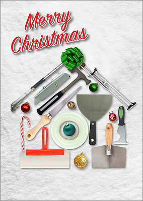 Drywall Tools Christmas Card