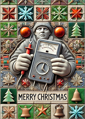 Electrical Christmas Card Radiance