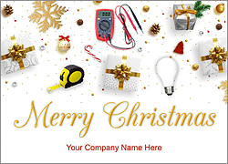Electrical Tools Holiday Card