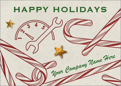 Elevator Candy Canes (Glossy White) 