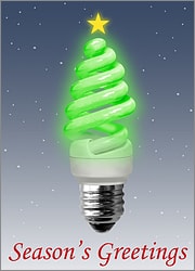 Energy Efficient Christmas Card