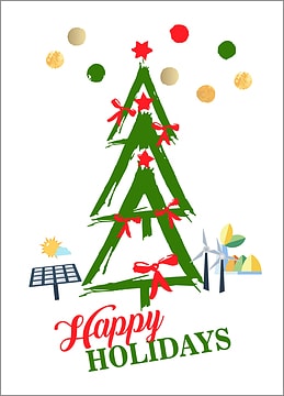 Energy Tree Holiday Card