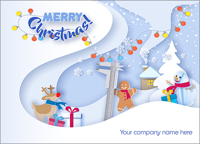 Engineering Snowflakes Card