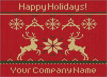 Engineers Reindeer Christmas Card