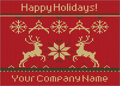 Engineers Reindeer Christmas Card