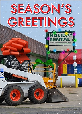 Equipment Rental Christmas Card