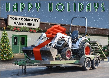 Equipment Rental Holiday Card